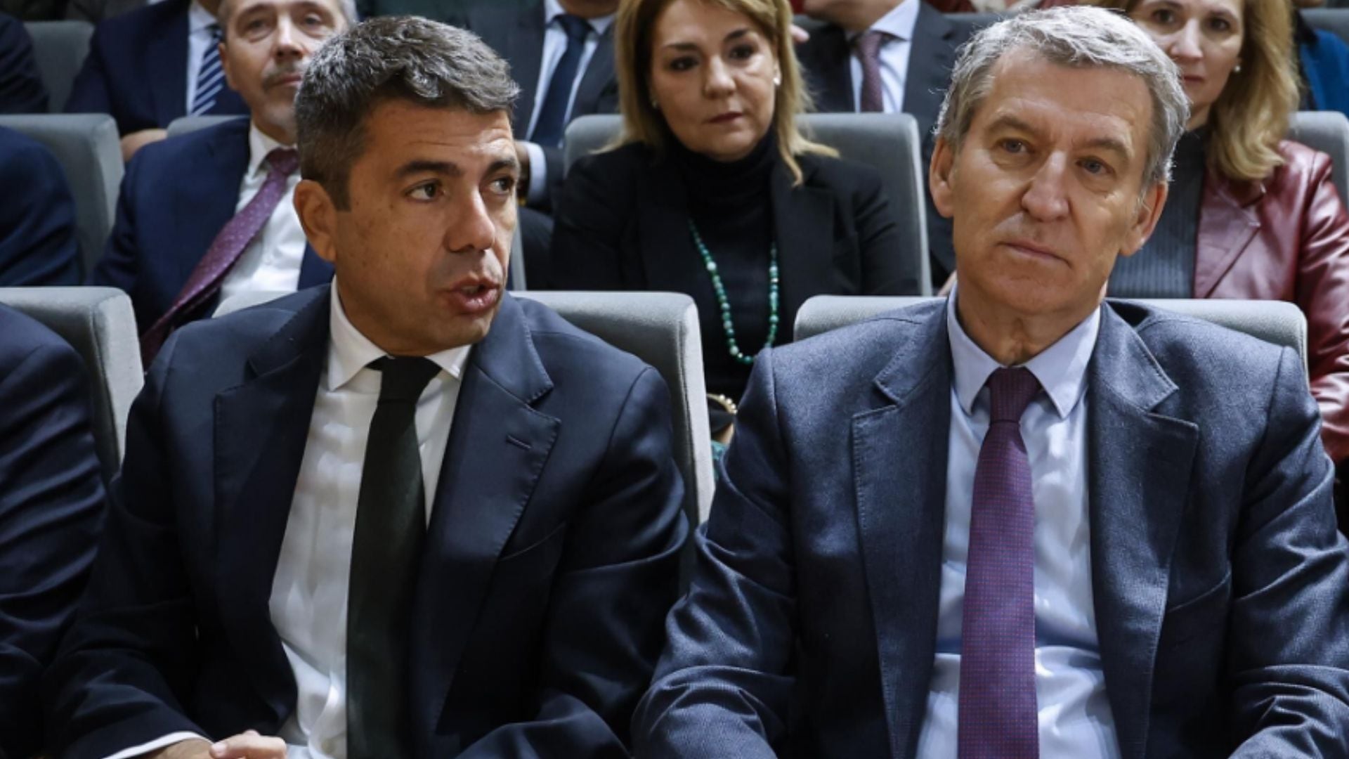 Alberto Núñez Feijóo y Carlos Mazón (Europa Press)