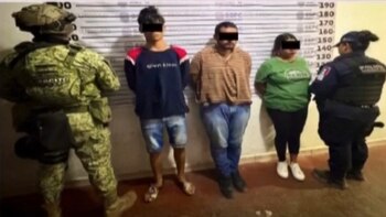 Tres personas fueron detenidas en