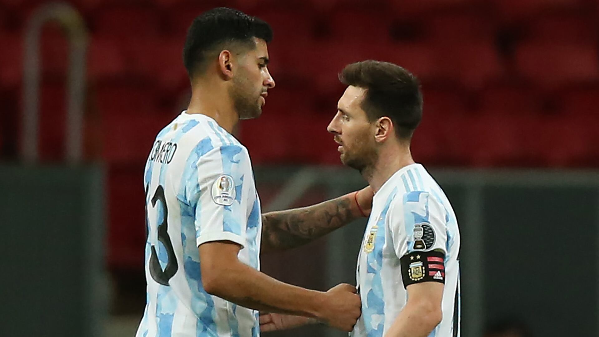 Cuti Romero habló de Lionel messi (Getty)