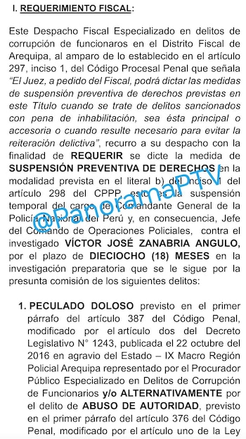 Se le investiga por presunto