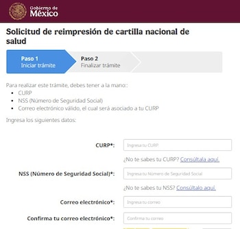 Tramitar la reimpresión requiere tener