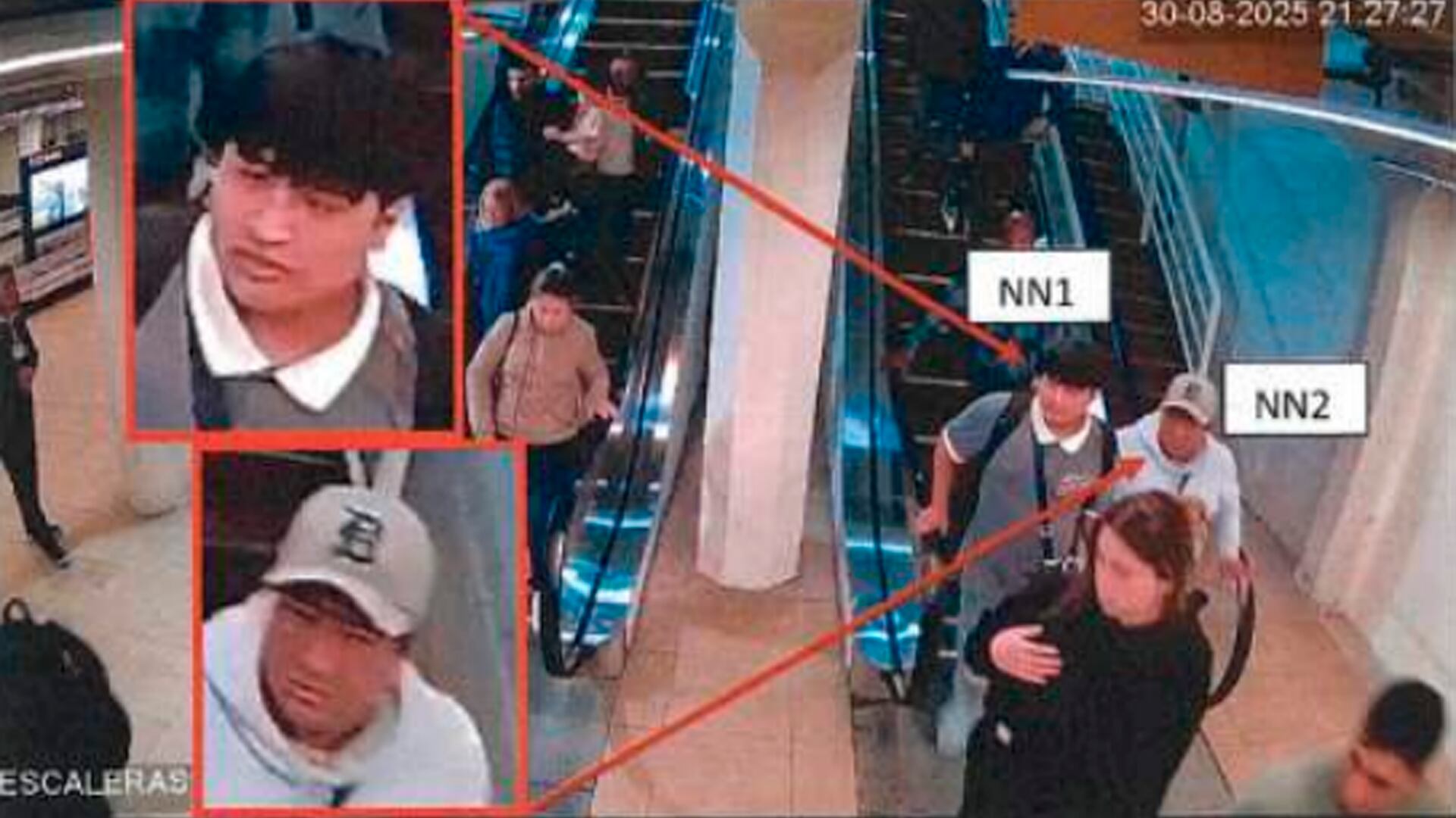 El regreso de Pequeño J y uno de sus acompañantes, dos días después