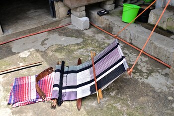 Vista de un telar de