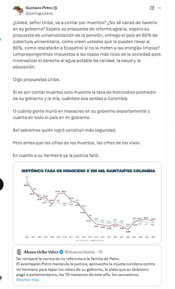 El presidente Gustavo Petro pidió