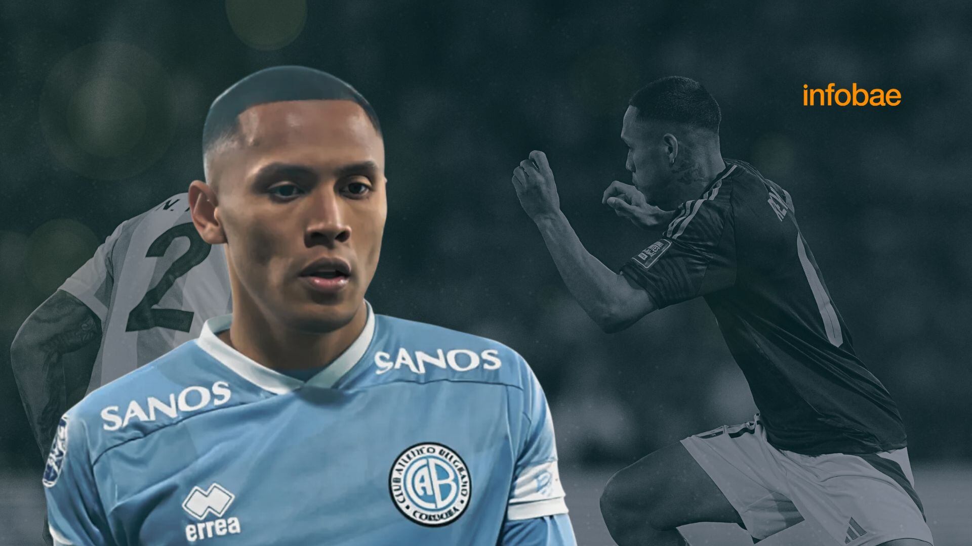 Bryan Reyna fingió estar con fiebre y Belgrano lo sancionó drásticamente hace un año. - Crédito: Composición Infobae