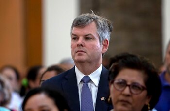 El saliente embajador de Estados