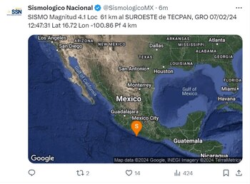 (X @SismologicoMX)