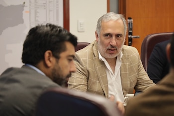 El embajador Luis Fernando Medina