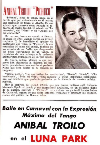 Aníbal Troilo en momentos de