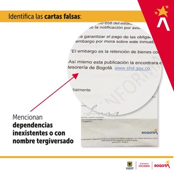 Consejos de la Secretaría de Hacienda de Bogotá para evitar engaños con los trámites