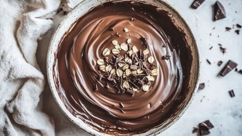 Prepara pudín de chocolate con