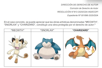 Los Pokémon replicados ilegalmente. Foto: