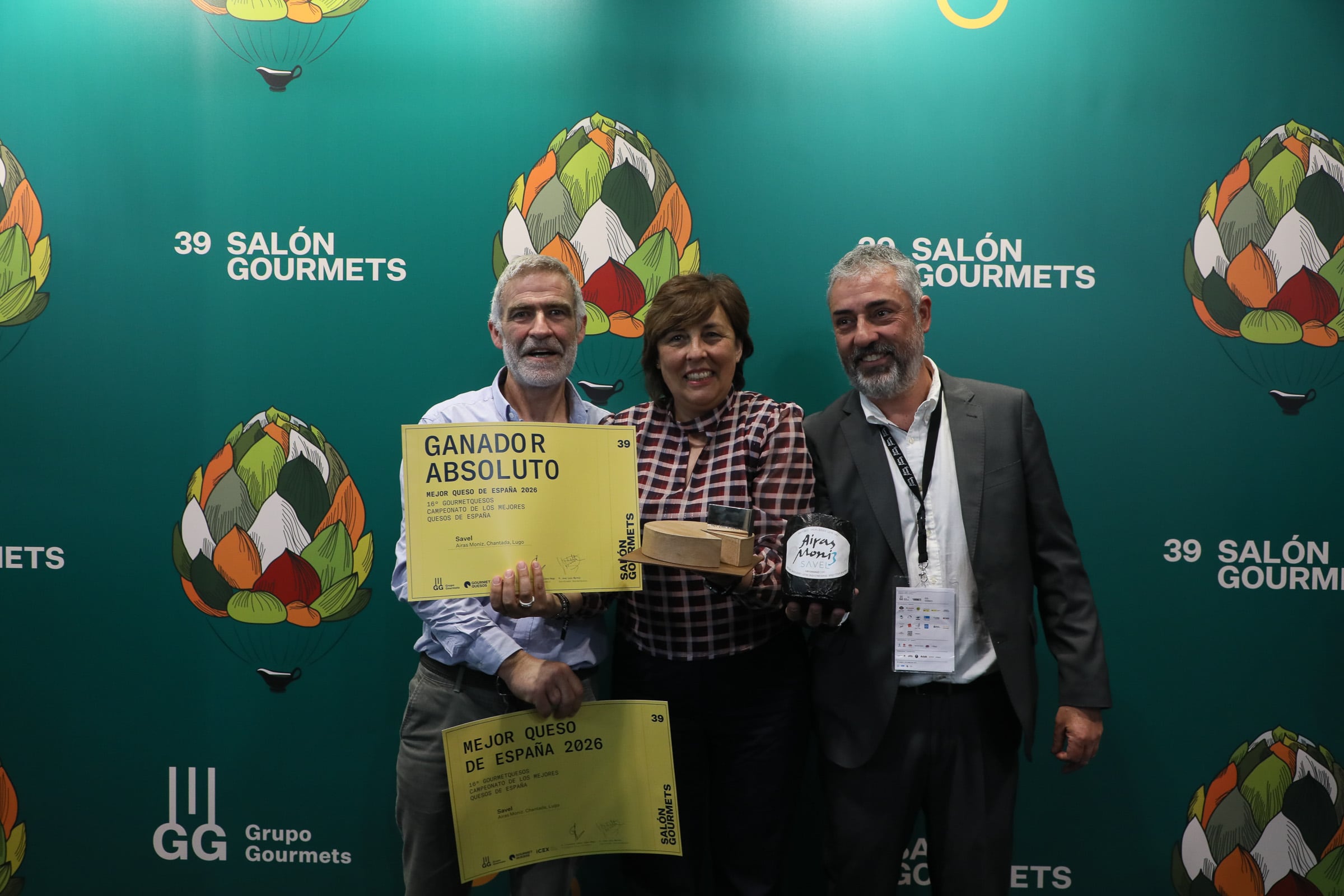 Productores del queso Savel, ganador de Mejor Queso de España 2026 en Salón Gourmets (Cedida)