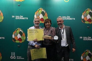 Productores del queso Savel, ganador de Mejor Queso de España 2026 en Salón Gourmets (Cedida)