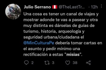 Usuarios debatieron sobre el post