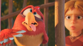 El pájaro Belzoni, uno de los personajes de Tadeo Jones.
