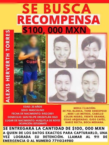 Alexis "N" huyó de las