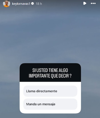 El experimentado guardameta lanzó un sugerente mensaje en Instagram que fue interpretado como una respuesta directa al DT Fernando Batista (Cortesía: Keylor Navas).