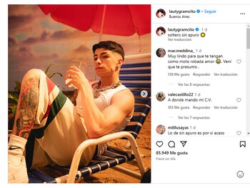 La respuesta de Lauty Gram al mensaje que dejó la China Suárez
