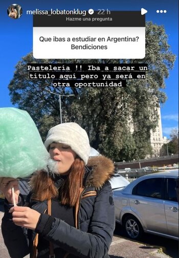 Melissa Lobatón Klug explicó por