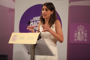 La ministra de Igualdad, Irene