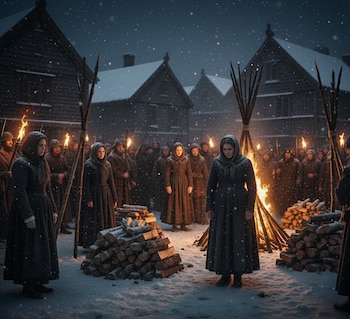 El fuego de la hoguera