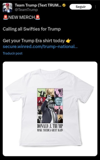 La cantante acusó al presidente