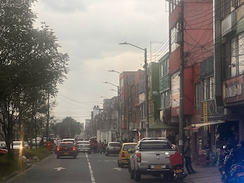 Manifestaciones en la carrera 10, en el sur de Bogotá - crédito @BogotaTransito/X