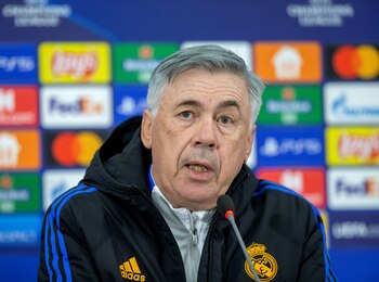 Carlo Ancelotti, esta semana. EFE/EPA/DUMITRU