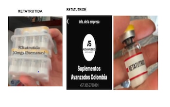El Invima confirmó la venta ilegal de péptidos para adelgazar a través de redes sociales y alertó sobre la ausencia de registro sanitario en estos productos - crédito Invima