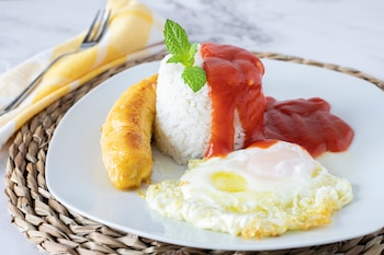 El arroz a la cubana