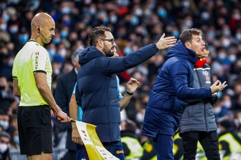 El entrenador del Valencia, José