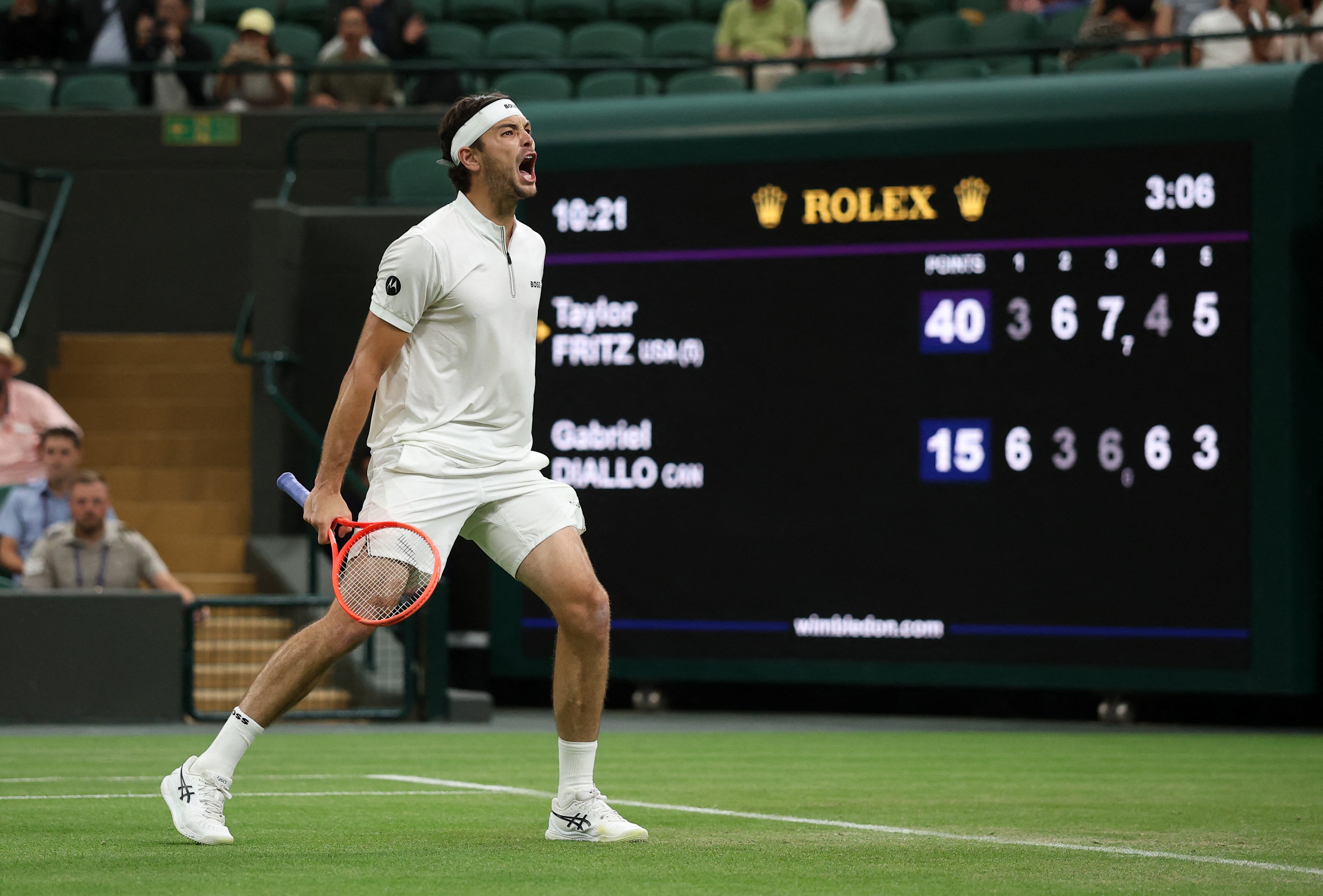 Wimbledon continúa sus actividades después de iniciar hace una semana (REUTERS/Toby Melville)