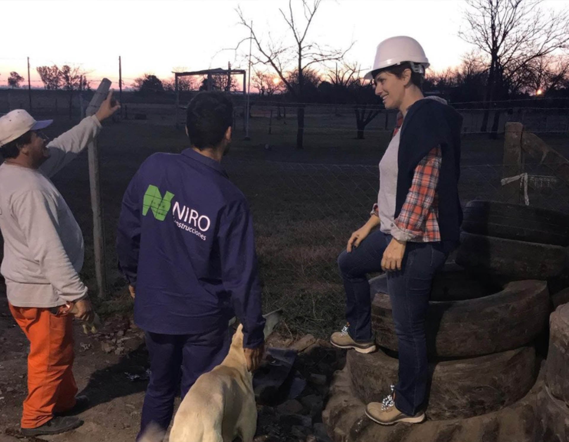 Lorena González es una de las directivas de Niro Construye