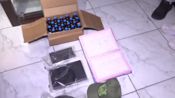 Durante el operativo, la policía