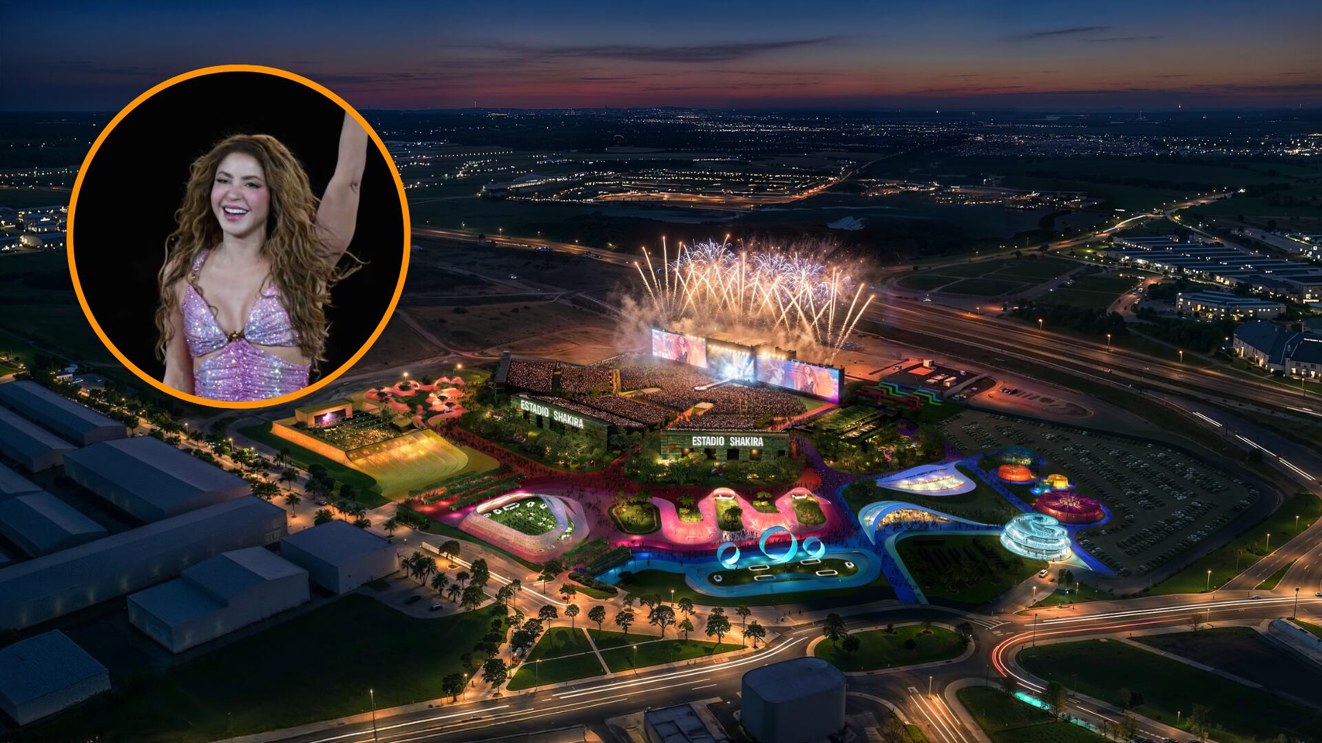 Render del Estadio Shakira.