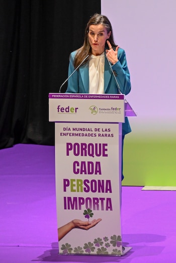 La reina Letizia en el Día Mundial de las Enfermedades Raras en Castellón (EFE)
