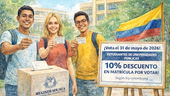 Elecciones presidenciales 2026: así puedes obtener un 10% menos en la matrícula universitaria tras votar el 31 de mayo