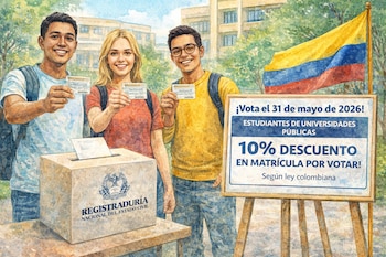El voto en Colombia otorga beneficios legales que incentivan la participación ciudadana y fortalecen la democracia nacional - crédito Imagen Ilustraiva Infobae