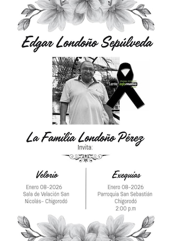 Edgar Londoño era un hombre