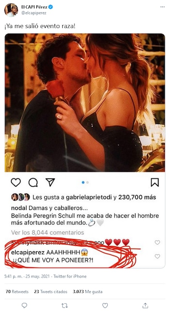 El "Capi" Pérez publicó su