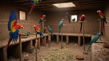 Guacamayos y loros, ¿protagonistas inesperados