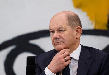 El canciller alemán, Olaf Scholz,