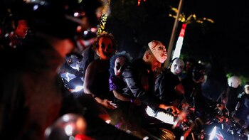 Caravanas de Halloween generaron caos