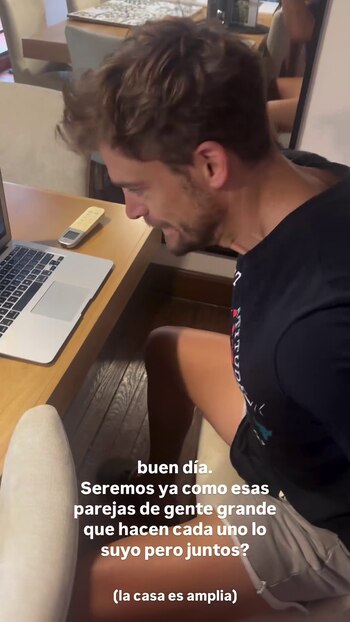 Matías decidió hacerle compañía a