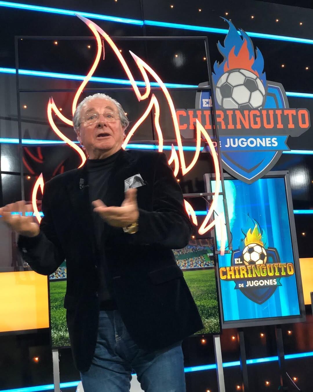 El panelista es reconocido por sus conceptos en el Chiringuito de Jugones, programa de análisis y opinión del fútbol mundial - crédito @jorgedalessandrodi / Instagram