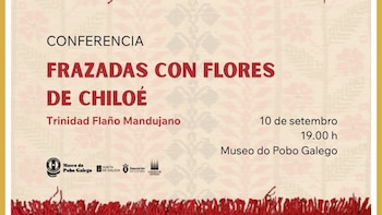 Museo do Pobo Galego ofrece una conferencia sobre las Frazadas con flores de Chiloé chilenas y su vínculo con Galicia