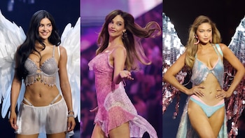 De Kylie Jenner a Gigi Hadid: los looks con lencería y plumas que conquistaron la pasarela de Los Ángeles