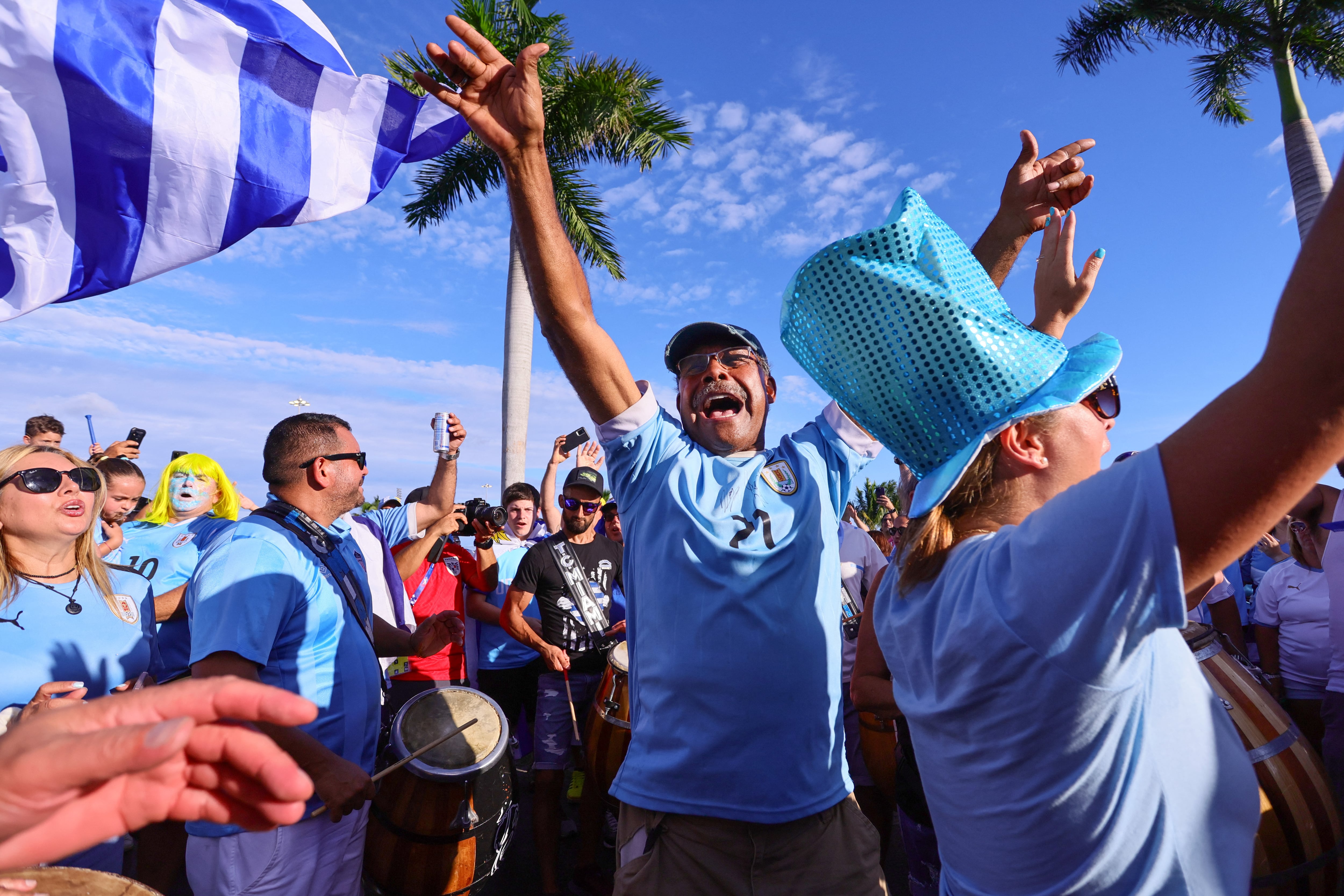 El estadio Hard Rock de Miami, tendrá su debut como sede mundialista en el partido de Uruguay y Arabia Saudita por la fecha 1 del Grupo H (USA TODAY Sports)