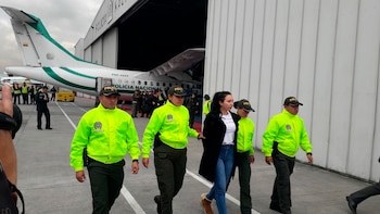 La hija de Aída Merlano ya se encuentra en Bogotá